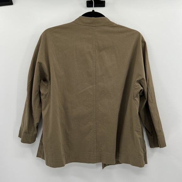 Lafayette 148 Open Front Military Green Jacket - Small - Picture 6 of 7